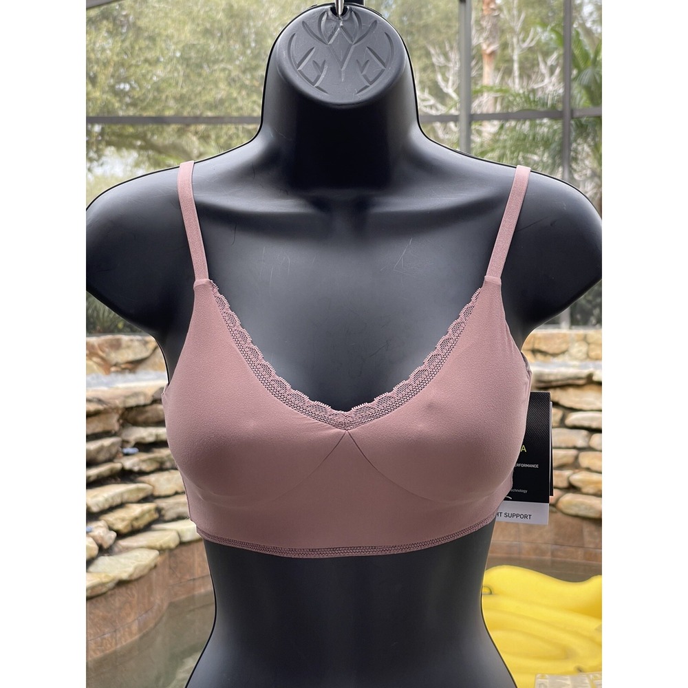 Nike Indy Luxe Brown Padded Sports Bra XS - Light Support